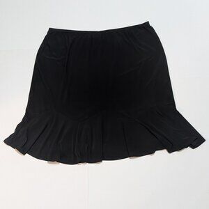 Bali Black Trumpet Skirt, Size XL